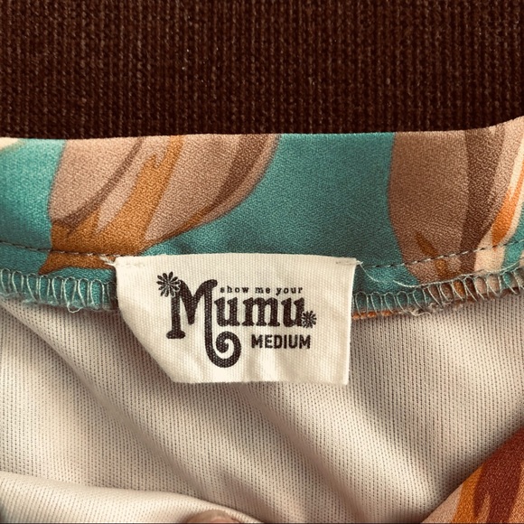 Show Me Your Mumu Skater Mini Skirt Sz M - Picture 2 of 5